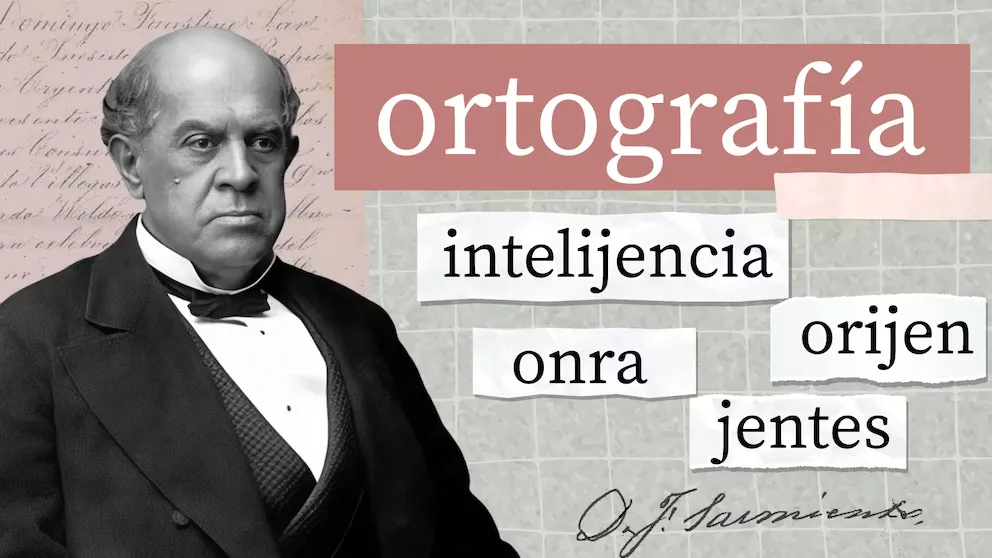 Cuando el padre de la educación argentina quiso revolucionar la ortografía y escribir “keso”, “gitarra” o “jente”