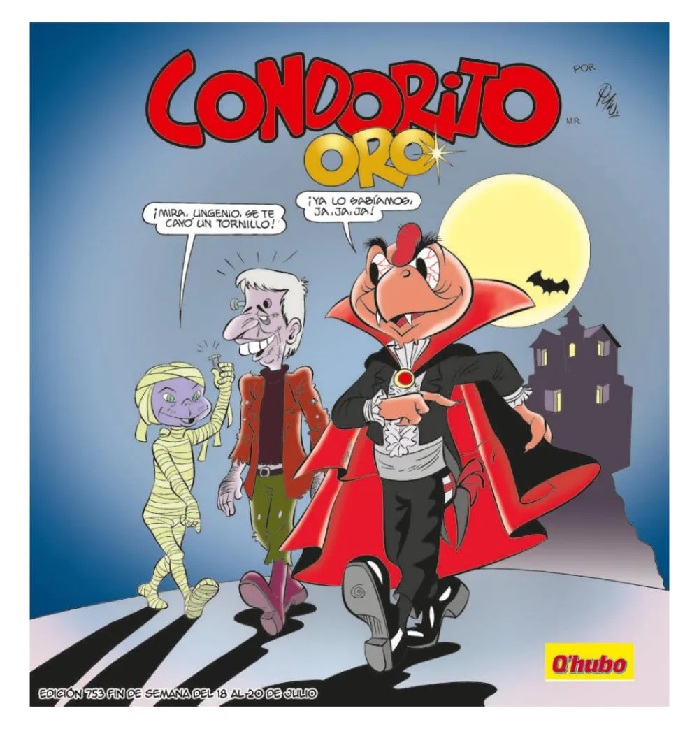 Condorito. Diario Q hubo edicion especial del 18 al 20 de julio