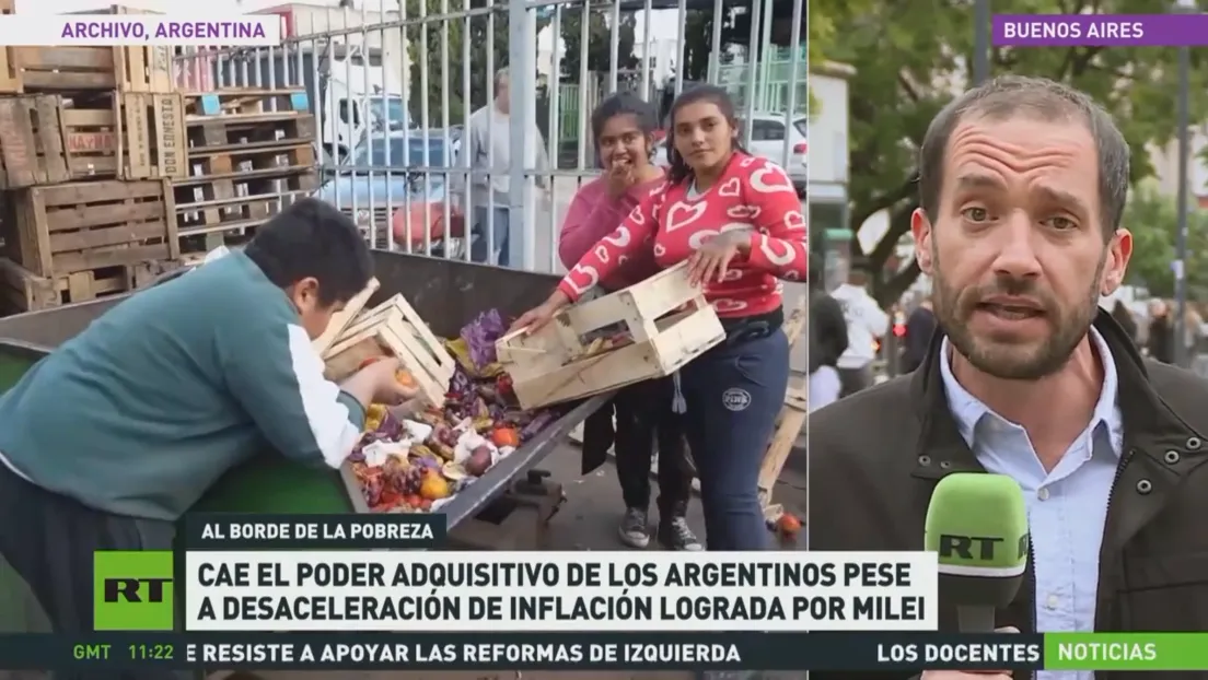 Cae el poder adquisitivo de los argentinos pese a la desaceleración de la inflación